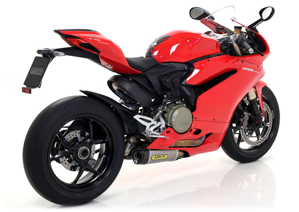 Arrow 71839PK titanium slip-on silencer with carbon end cap for Ducati Panigale 1299/S