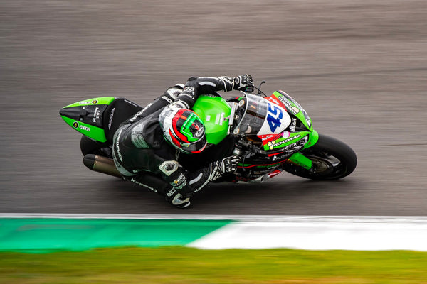 Spark Exhaust GKA8829T titanium full system with Force EVO carbon silencer on Kawasaki ZX-6R