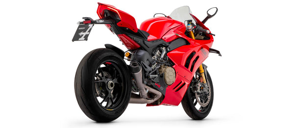 Arrow 71161PK semi-complete stainless steel exhaust system on Ducati Panigale V4