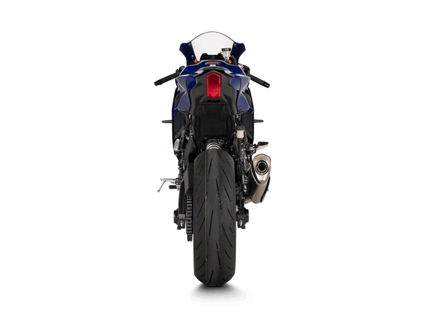 Akrapovic Racing Line stainless steel full system exhaust on Yamaha YZF-R7