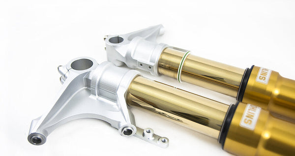 Öhlins FGRT 237 upside-down fork for Kawasaki ZX-10R ZX-10RR 2021–2026 gold anodised