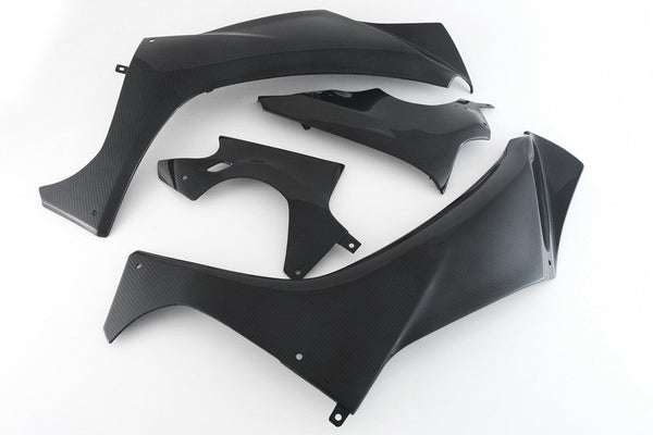 Fullsix carbon fairing side panels set for Yamaha YZF-R1/M RN65 in 245 Twill weave