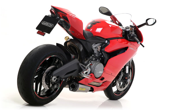 Arrow 71836PK titanium slip-on silencer with carbon end cap for Ducati Panigale 899