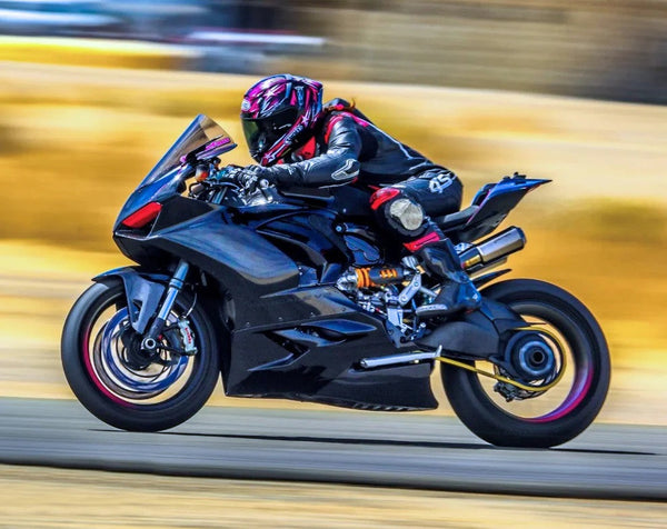 Vandemon High Titanium full exhaust system on Ducati Panigale V2 955