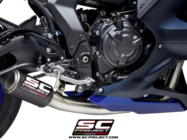 SC-Project RACE CR-T full exhaust system Yamaha YZF-R7 titanium carbon