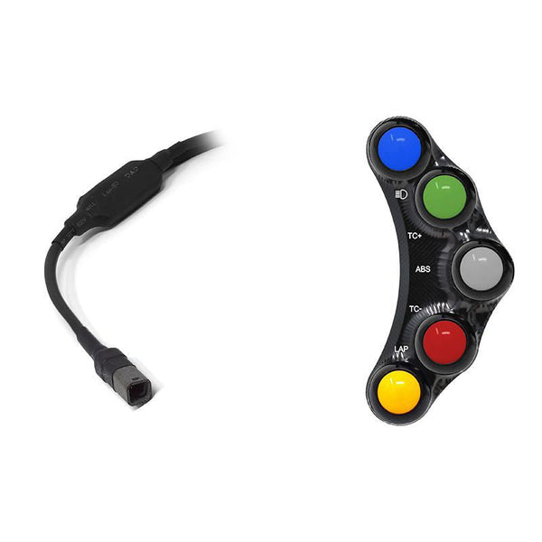 JetPrime Race left handlebar switch unit for BMW S1000RR K46 2015-2018 – JP PLSR 008