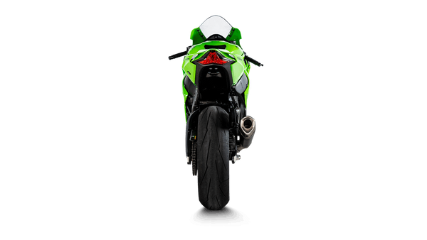 Akrapovic Slip-On Line titanium silencer Kawasaki ZX-10 R/RR 2021-2025 black powder-coated