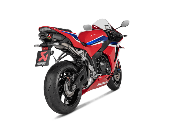 Akrapovic Slip-On Line Titanium silencer with carbon end cap on Honda CBR 600 RR PC69