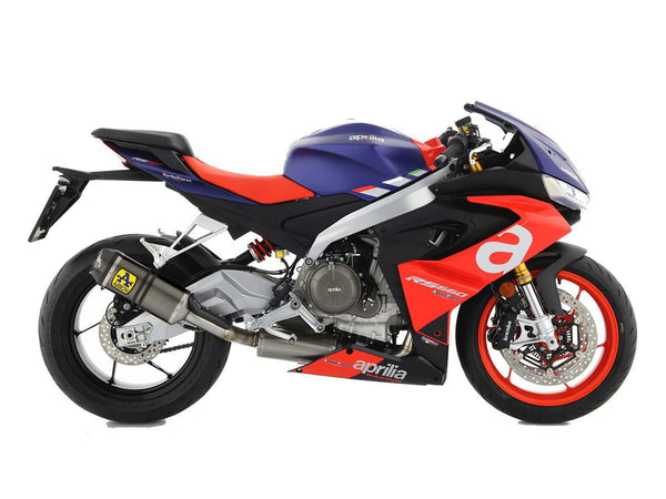 Arrow Indy Race titanium slip-on silencer 71929PK for Aprilia RS 660 with carbon end cap