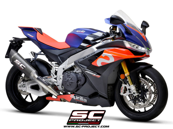 SC-Project SC1-R 350mm slip-on silencer for Aprilia RSV4 1100 Factory 2021-2024