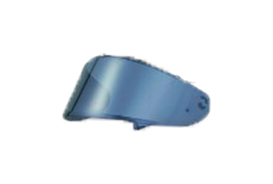 NHK GP-R Tech Race replacement visor in titanium silver mirror finish