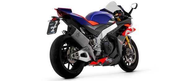 Arrow Pista 71003PT titanium slip-on silencer with carbon end cap for Aprilia RSV4 1100 Factory