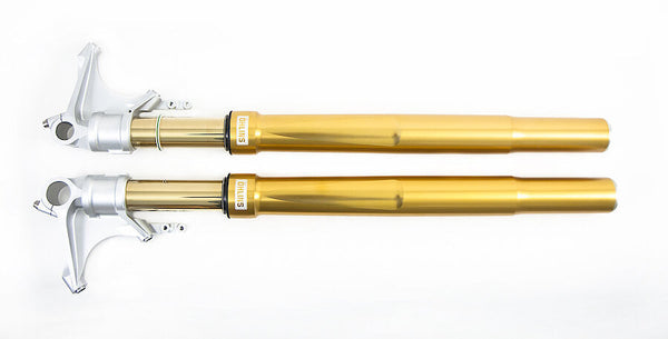 Öhlins FGRT 237 upside-down fork for Kawasaki ZX-10R ZX-10RR 2021–2026 gold anodised
