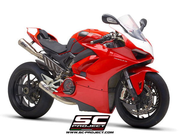 SC-Project S1-GP titanium full exhaust system Ducati Panigale V4/S D26A-TC43T