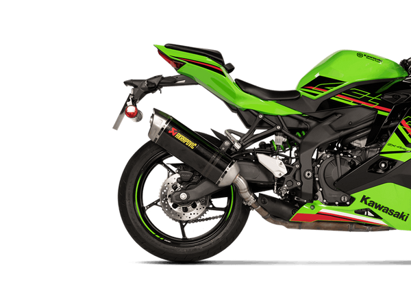 Akrapovic Slip-On Line Carbon silencer on Kawasaki ZX-4R 2023-2025 — part S-K4SO8-HRC