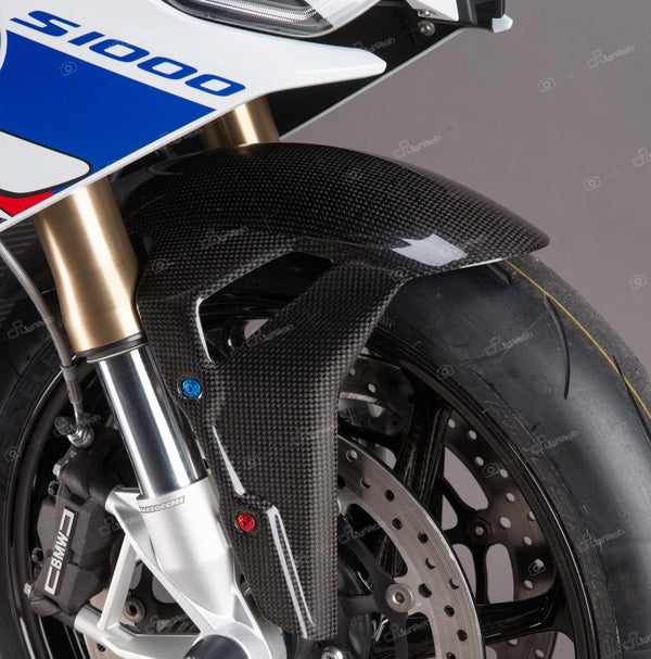 LighTech CARB1910 gloss carbon front mudguard for BMW S1000RR K67