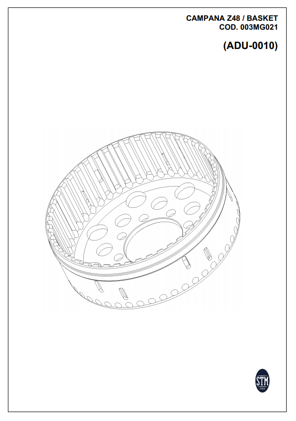 STM EVO SBK dry clutch assembly for Ducati Panigale 1199 and 1299
