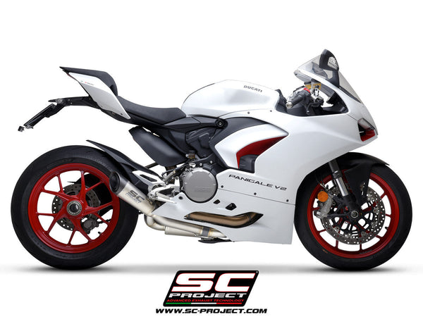 SC-Project S1 titanium semi-complete 2-1 exhaust system for Ducati Panigale V2 955