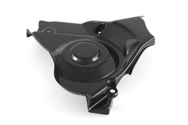 Fullsix carbon sprocket cover for Aprilia RSV4 RR RF 1100 Factory 2009–2020, 245 twill weave