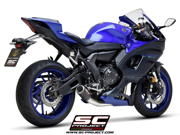 SC-Project RACE CR-T full exhaust system Yamaha YZF-R7 titanium carbon