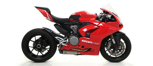 Arrow 71160PK titanium slip-on silencer with carbon end cap for Ducati Panigale V2 955