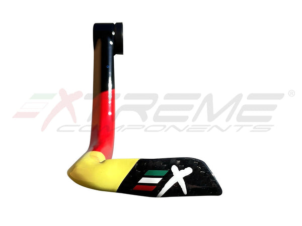 Extreme Components GP EVO carbon brake lever guard Deutschland edition with German flag detail