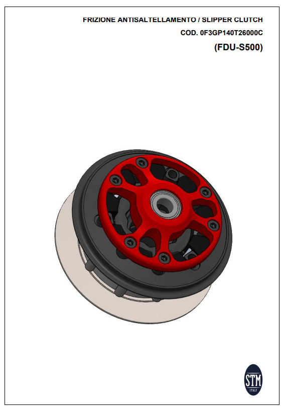 STM EVO GP dry clutch for Ducati Panigale V2 955 2020-2024 KTT-2600