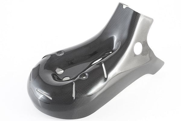 Fullsix carbon header heat shield for Ducati Panigale 1199 R S 2012-2017