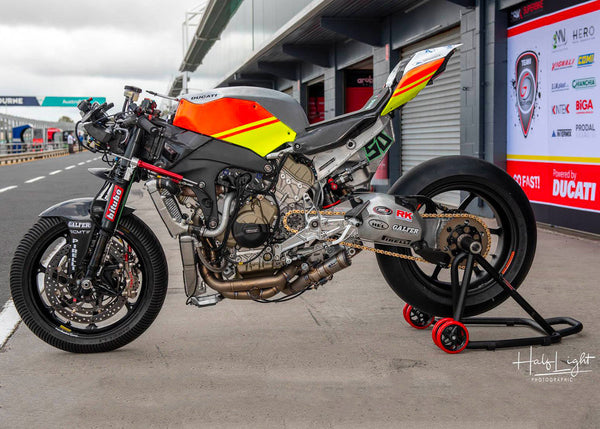 Spark Exhaust WorldSBK 19-22 titanium full exhaust system on Ducati Panigale V4