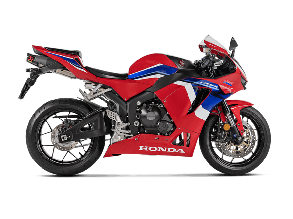 Akrapovic Slip-On Line Titanium silencer with carbon end cap on Honda CBR 600 RR PC69