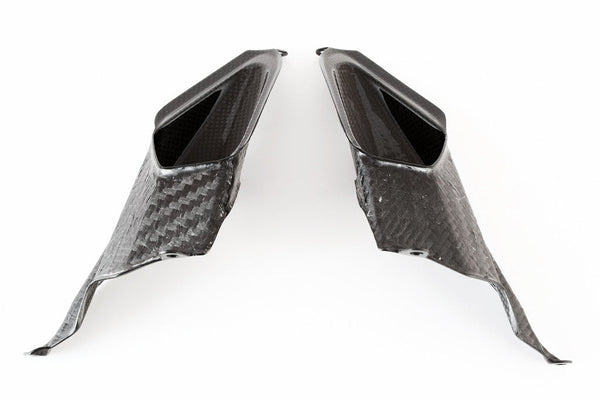 Fullsix carbon rear seat air intakes for Ducati Panigale 1199 in gloss finish