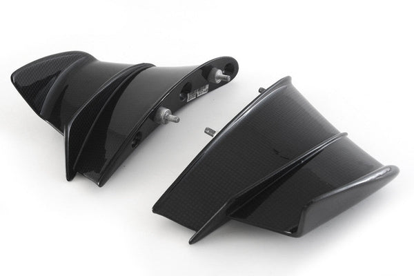 Fullsix carbon winglets for Ducati Panigale V4/S/R 2019-2021 in glossy 200 plain weave