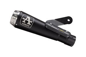 Arrow Pro-Race slip-on silencer dark stainless steel fitted to BMW M1000RR K66 — 71903PRN