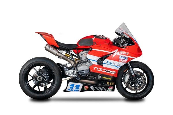 Spark Exhaust GDU8833 titanium full exhaust system on Ducati Panigale V2 955