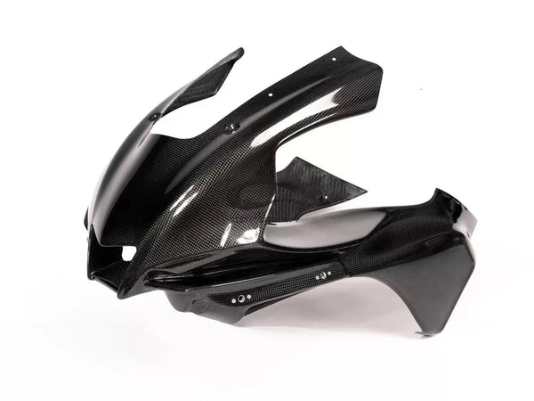Carbonin complete carbon race fairing set for Yamaha YZF-R1/M RN65 2020-2026, natural carbon weave finish