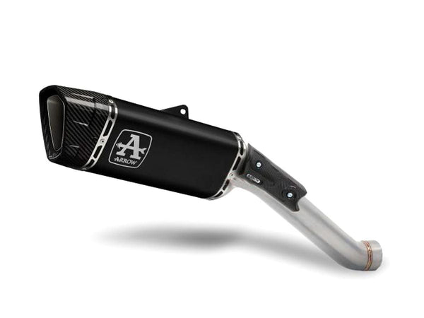 Arrow Pista slip-on silencer 71003PTN titanium dark carbon end cap Aprilia RSV4 1100 Factory