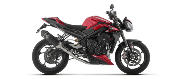 Arrow Veloce stainless steel full exhaust system 71005VAN for Triumph Street Triple 765 RS