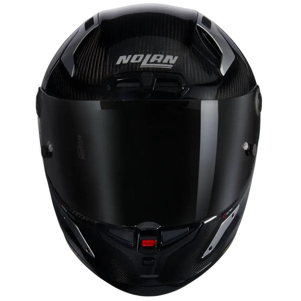 Nolan X-804 RS Ultra Carbon full-face helmet in Glossy Silver Argento 332