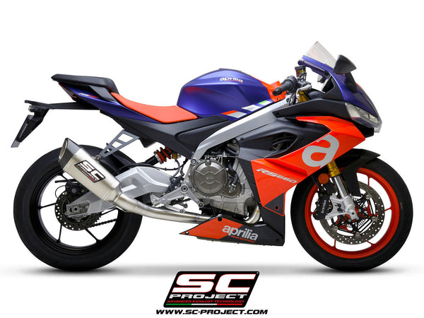 SC-Project Trofeo SC1-R 2-1 full exhaust system in titanium for Aprilia RS 660