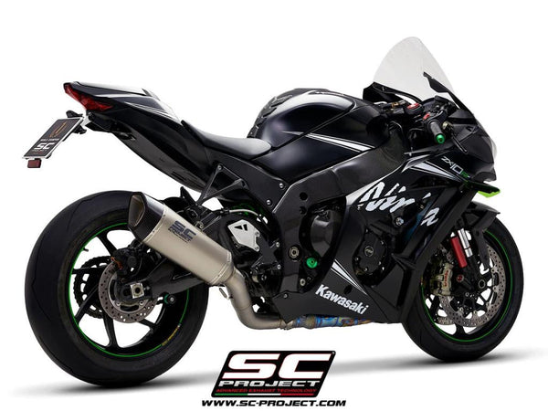 SC-Project SC1-R slip-on silencer for Kawasaki ZX-10 R/RR 2016-2020 carbon titanium K22A-DET91