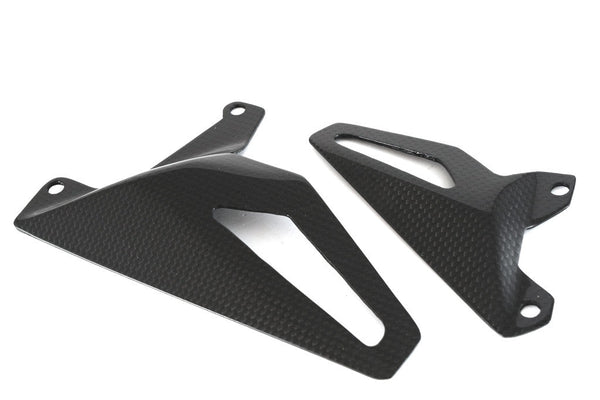 Fullsix Carbon Open Heel Guards for Ducati Panigale V4/S/R — carbon fibre set