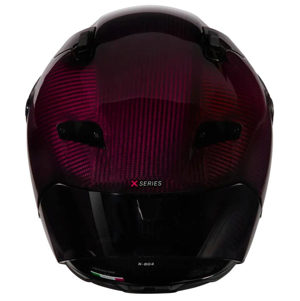 Nolan X-804 RS Ultra Carbon full-face helmet in Glossy Rot Liquido 326