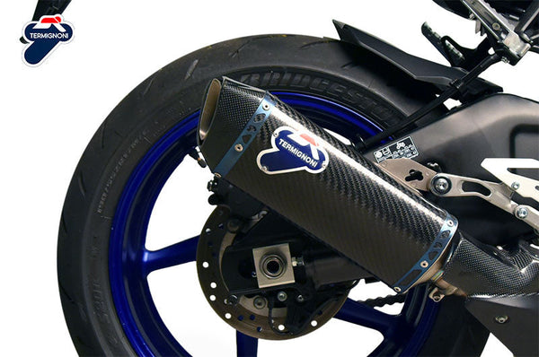 Termignoni Y106080CFT carbon slip-on silencer for Yamaha YZF-R1/M 2015-2026