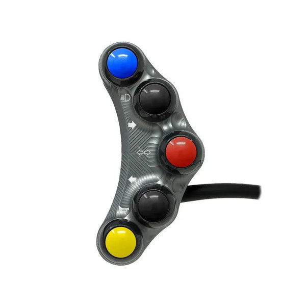 JetPrime Street left handlebar switch JP PLS 038 for BMW M1000RR K66 in black