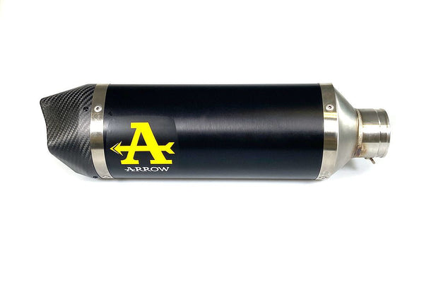 Arrow Race-Tech 71906AKN slip-on silencer dark aluminium carbon end cap Aprilia RSV4 1100 Factory