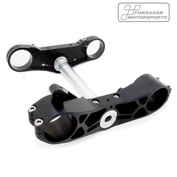 Forsaken Motorsport black anodised triple clamp for BMW S1000RR K67