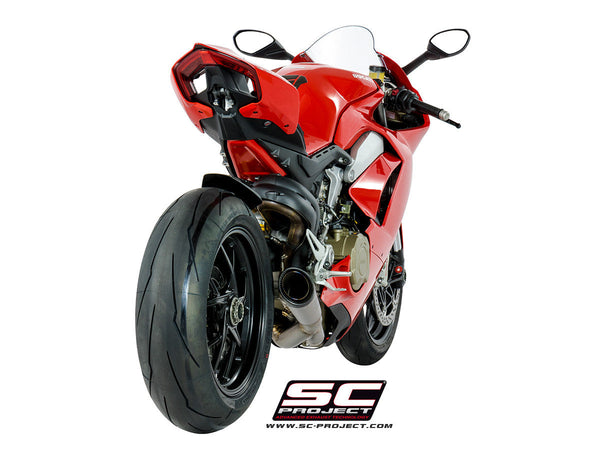 SC-Project S1 titanium semi-complete exhaust system for Ducati Panigale V4/S 2018-2020