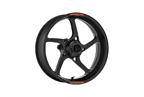 OZ Piega R forged aluminium rear wheel for Kawasaki ZX-10 R in anodised techno black finish