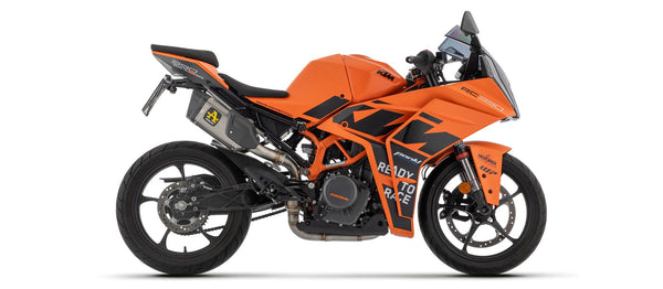 Arrow Competition full exhaust system stainless steel titanium carbon KTM RC 390 2022–2025 71229PTZ