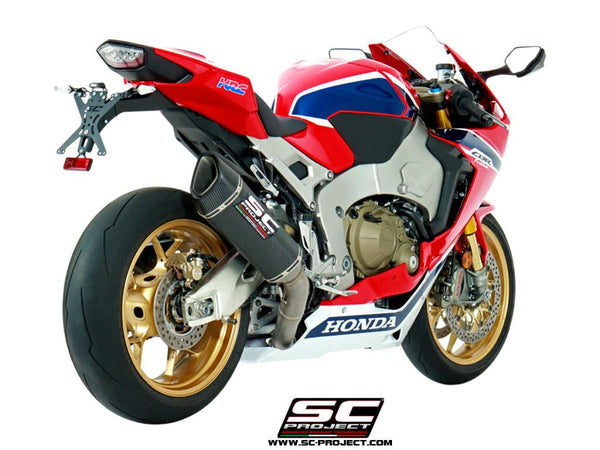 SC-Project SC1-R slip-on silencer Honda CBR 1000 RR 2017-2019 carbon titanium